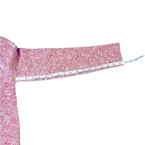 NWT Greylin Claris Cozy Lurex Knit Sweater Collar Ruffle Pink Sparkle Medium - Picture 6 of 7